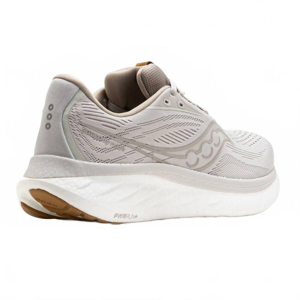NEW SAUCONY men's ride 18 shoe in arctic/barley - Picture 6 of 6